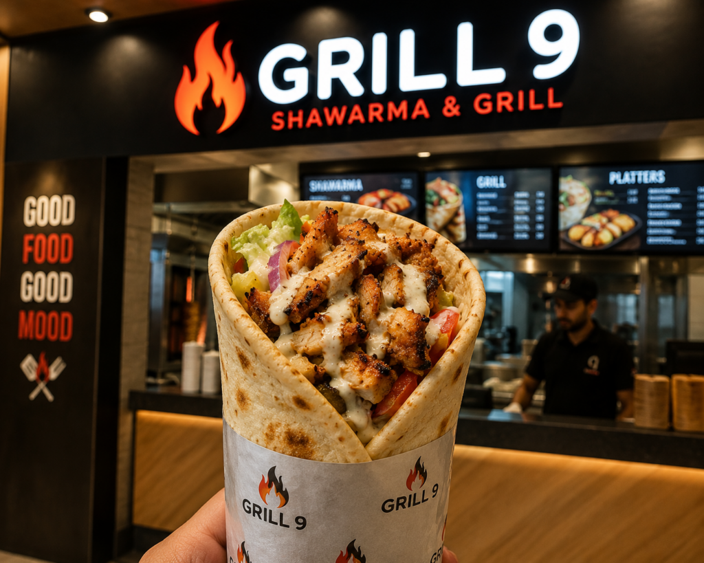 Best Shawarmas in Hyderabad served at Grill 9