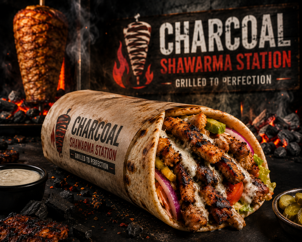 Best Shawarmas in Hyderabad at Charcoal Shawarma Station