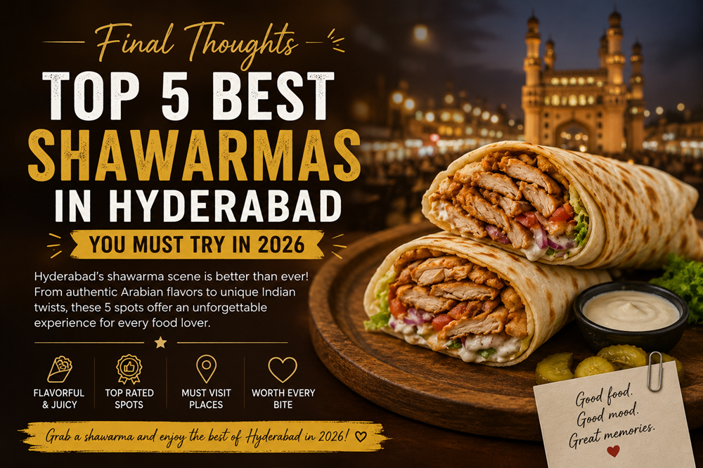 Top 5 Best Shawarmas in Hyderabad You Must Try in 2026